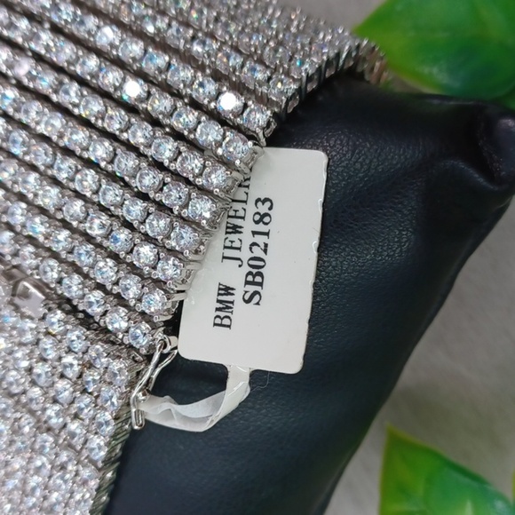 BMW Jewelry Iced Out Bling Bracelet And Ring NWT - Picture 3 of 16